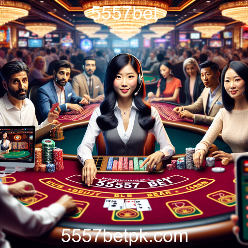 Explorando o Cassino Ao Vivo da 5557bet